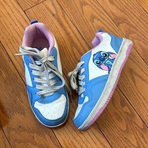Disney Stitch Blue and Pink Kids Shoes size 1